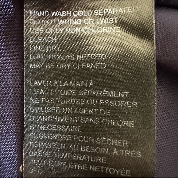 MAEVE BY ANTHROPOLOGIE NAVY TREE PRINT FREDERICKA BUTTON DOWN TOP BLOUSE SIZE 14 - Picture 11 of 12